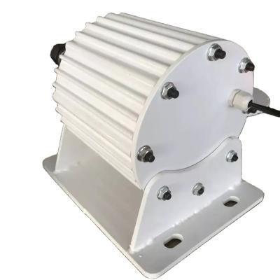 China Hot Selling Stainless Steel Permanent Magnet Generator 1500W Motor 1000W Alternator 24V 48V 3 Phase AC Generator Magnetic Permanent Magnet for sale