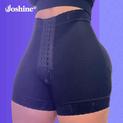 China New Arrival Antibacterial Slimming Tummy Control Butt Lifter Shaper Compression Shapewear Jumpsuit Solid Color Women High Waist Shorts for sale