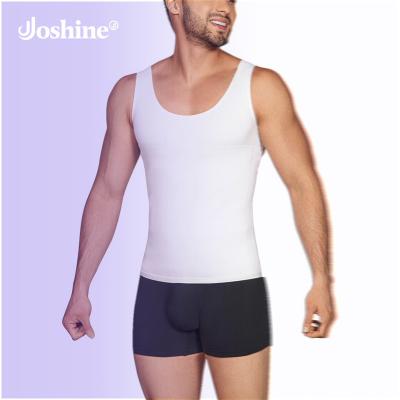 China Factory Price Antibacterial Mens Top Quality Shapewear Tops Waist Hook Body Slimming Vest Fitness Shapewear For Men Shapers Shaperwear for sale