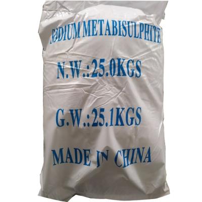 China Factory Supply Sodium Metabisulfite Na2S2O5, White Powder Sodium Metabisulphite, SMBS for sale