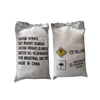 China Factory Price Sodium Nitrate Crystal, White Granular NaNO3 NaNO3 CAS 7631-99-4 zu verkaufen