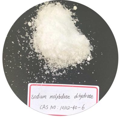 China White Crystalline Powder Sodium Molybdate Dihydrate for fertilizer .pigment,polishing agent Te koop