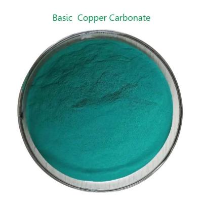 China Green Powder Basic Copper Carbonate for Sale 12069-69-1 used for catalyst fertilizer for sale