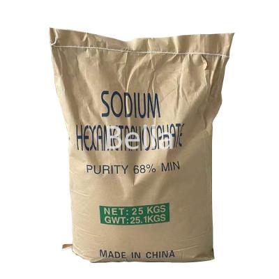 China CAS 10124-56-8 White Crystal Powder SHMP for Textile, Food Grade Sodium Hexametaphosphate for Dairy and Beverages for sale