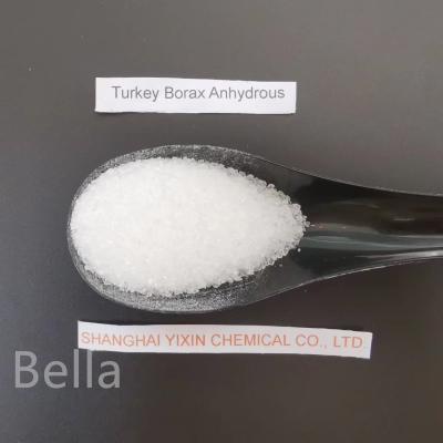 China Turkey ETiBOR-68 Borax Anhydrous In Metallurgy White Granular Na2B4O7 Sodium Tetraborate For Fire Assay Flux for sale