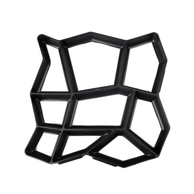 China Durable eco-friendly reusable black plastic mold for concrete pavers for paving stones plastic mold for concrete pavers for sale