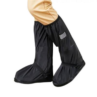 China Long Rain Reusable Plastic Rainproof Outdoor Shoe Cover Waterproof Rainshoes Rain Boot for sale