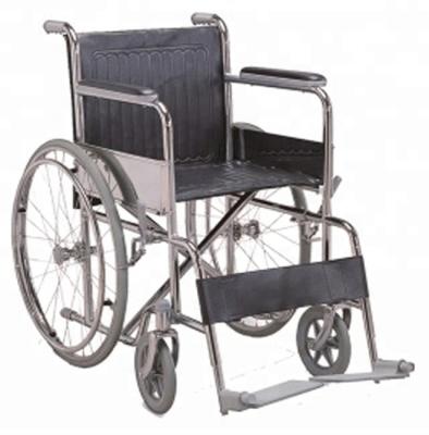 China SUS304 Stainless Steel Hospital Wheelchair Power Wheelchair Manufacturer Manual Wheelchair for sale