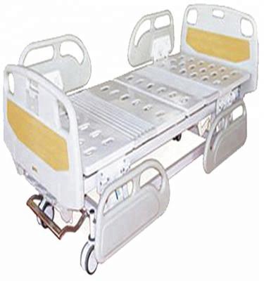 China Hospital bed hot sale! 3-Function Manual ABS Medical Hospital Bed for sale