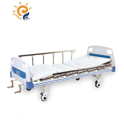 China All-directional hand controller FB-11 adjustable patient nursing hospital used 3 functions electric medical bed used, two crank manual nursing bed for sale