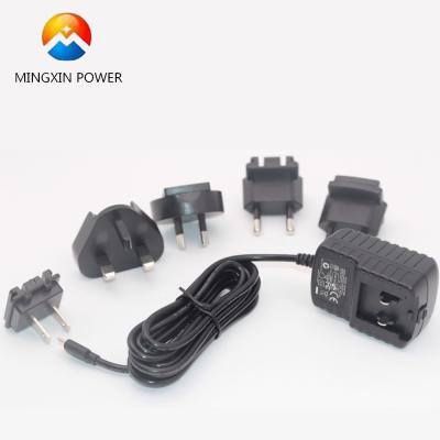 China 24w ac/dc plug adapter 12v 2a power wall mount multi interchangeable adapter type MX24Z1 for sale