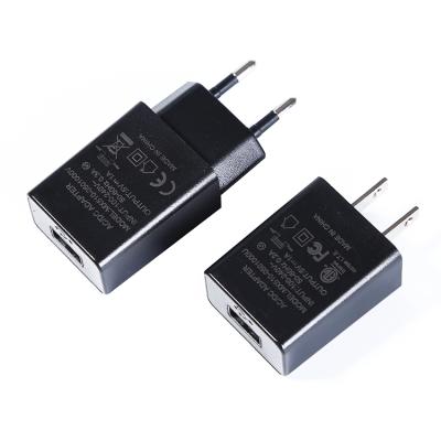 China Usb VI Charger UL FCC ETL Certificated Us Plug Usb 5v 1a Power Adapter for sale