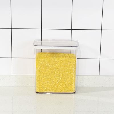 China Viable Organizer 2..4L Container Pantry Storage Clear BPA Free Plastic Box for sale