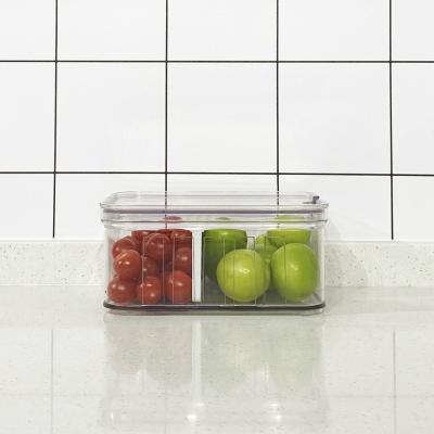 China Food Packaging Fridge Bins Fridge Organizer BPA Free Food Storage Containers for sale