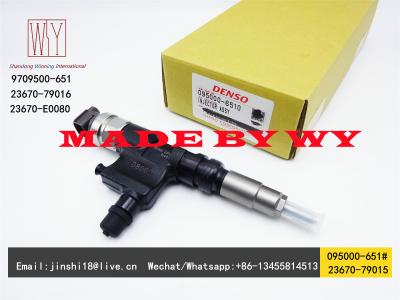 China High Quality Fuel Injector 095000-651# 095000-6510 095000-6511 9709500-651 for Hino Toyota 23670-79015 23670-E0080 for sale