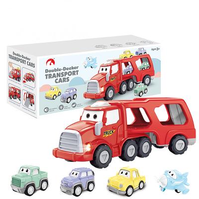 China Playing Cars Best Selling Items From Amazon Toys Children Transport Toy Truck Kid Car Set for sale