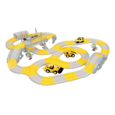 China Flexible Tracks Set DIY Set Electric Car Track Toy Slot Educational Toys For Sale for sale