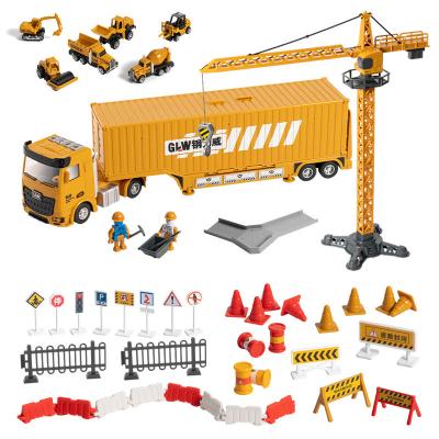 China Hot Sale Alloy Vehicle Toy Diecast Toys Construction Vehicle For Children Play for sale