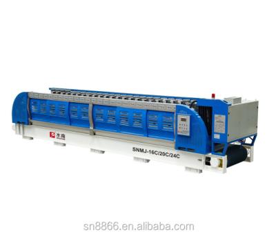 China SHUINAN SNMJ-16C Multi-heads Granite Wet Polishing Automatic Continuous Polishing Machine for sale