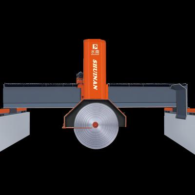 China SHUINAN Factory Stone Machinery Multi Disc Bridge Saw Stone Cutting Machine for sale