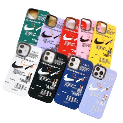 China Luxury Brand Designer Shockproof Silicone TPU Phone Case For Apple iphone 14 13 12 11 pro XS Max XR XSMAX 8 7 PLUS for sale