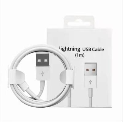 China Original Speed ​​Premium 1M 2.1A Usb Fast Charging Fast Charging Data Cable For iPhone 6 7 8 11 12 13 14 pro Max Charging Cable With Package for sale