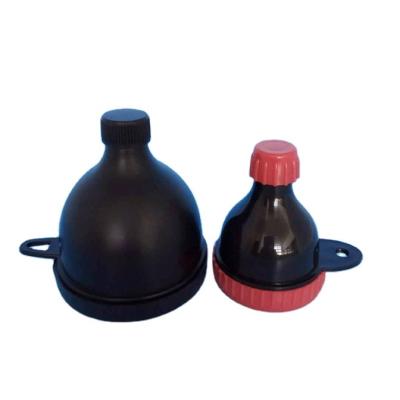 China Viable protein powder bottle with funnel and colorful plastic protein funnel with key chain for sale