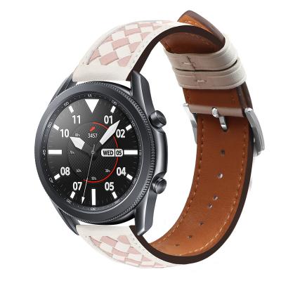 China Leather Smart leather strap for men and women in fashion knitting for sale