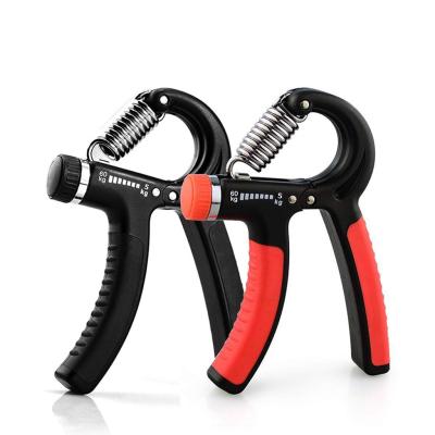 China Eco-friendly Adjustable Finger Grip Hand Fitness Gym 5-60Kg Workout Gym Workout Heavy Strengthener Men For Muscle Recovery Hand Gripper Trainer for sale