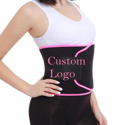 China Custom Colored Waist Trimmer Jingkang Neoprene Women Weight Loss Waist Trimmer Belt Sauna Sweat Band Slimming Tummy Control Waist Trainer for sale