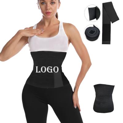 China 3M-6m Long Warm Breathable Waist Trainer Slimming Wrap Women Weight Loss Belly Wraps Belt Belly Compression Wrap for sale