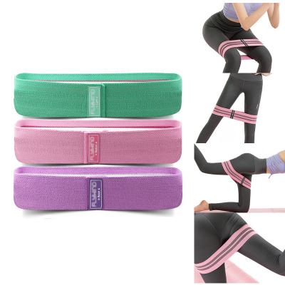 China High Quality Gym Fast Delivery Resistance Bands For Leg Workout Thick Cloth Exercise Stretch Loop Bands Yoga Bands for sale