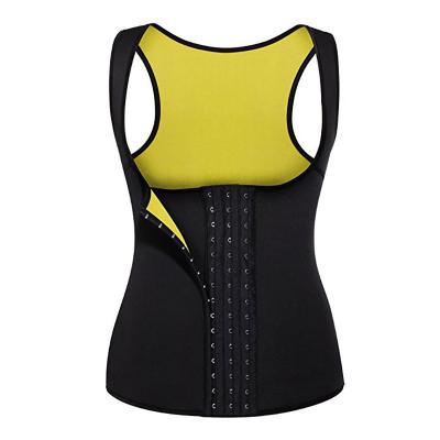 China Sauna Durable Factory Sample Vest Belt Sauna Slimming Shapewear Body Shape Vest Neoprene Corset Slimming Waist Trainer Vest for sale