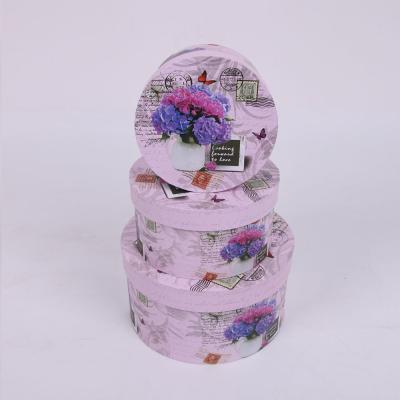 China Beautiful Handmade 2247 Hardboard Cylindrical Gift Box for sale