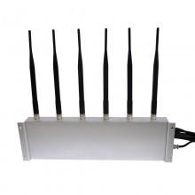 China Signal jammer | High Power 6 Antenna 3G Phone 315MHz 433MHz Remote Control Jammer for sale