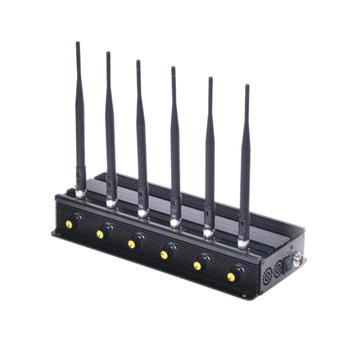 China Signal jammer | Desktop 6 Bands Cellphone Wifi GPS Jammer TG-101A for sale