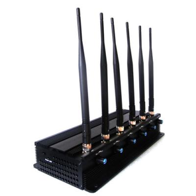 China Signal jammer | 6 Bands WiFi Jammer - 4G 2G 3G Jammer for sale