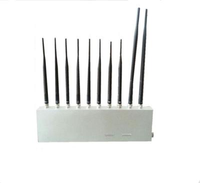 China China Signal Jammers | Omni Directional 10 Band UHF VHF Signal Jammer with 3G 4G GPS WiFi for sale