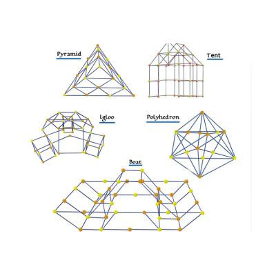 China Encourage STEM Learning Learning Toys Fort Building Castles Tunnels Play Indoor & Outdoor Tent Tower Airfort for sale