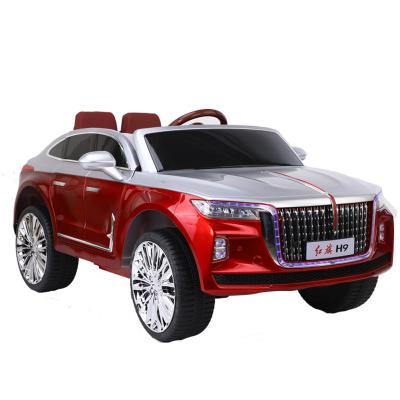 China Ride On Toy Baby Toys Children Wholesale Mini China Red Flag H9 Authorized 12V Battery Power Wheel Ride On Car for sale