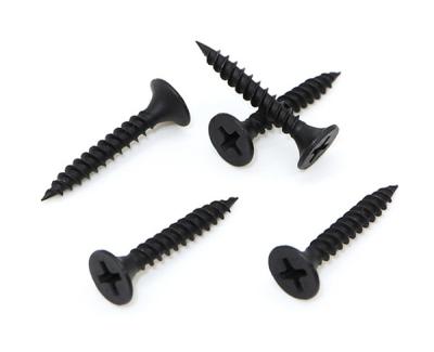 China Round Drywall Screw Black Phosphated Fine Thread Buge Head for sale