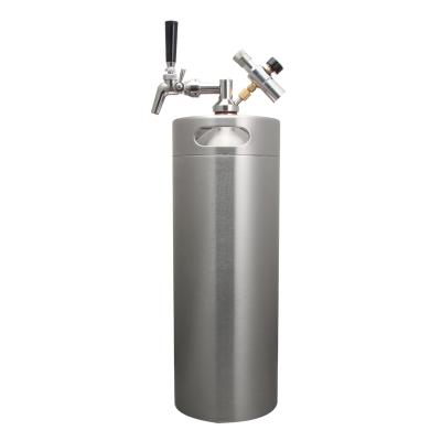 China Beer Dispenser 10 Liter Mini Refillable Draft Beer Keg Beverage Dispenser CO2 Pressurized Keg Kegs Hot Selling Beer Dispensers for sale