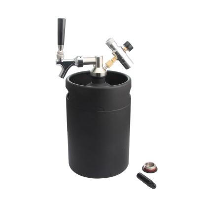 China Home Brew Factory Price Draft Beer Shaker 304 Stainless Steel CO2 Regulator Mini Keg Dispenser 2L 3.6L 4L 5L 8L 10 Barrels Dispenser for sale