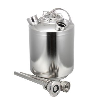 China Heavy Duty 10L 1/2/3 Heads 304 Stainless Steel Beer Wash Cleaning Keg With Line A/G/S/D Spear Valve Draft Beer Beverage Cleaning Keg for sale