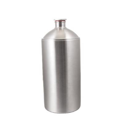 China Beer 4L Stainless Steel Beer Keg Bottle Shaker For Wine Brew Jar Screw Lid For Home Brew Beer Bar Cafe Beer Keg Shaker for sale