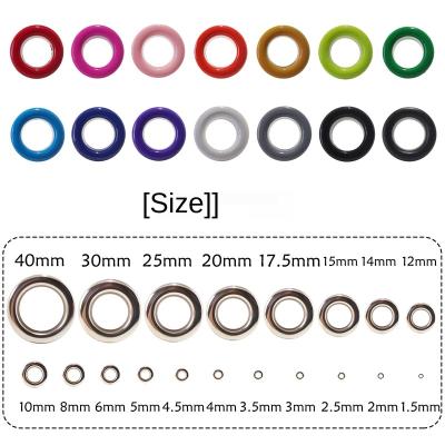 China Jeans In Stock Wholesale Flat Edge Round Edge Grains Copper Anti-rust Shoe Fish Eye Bag Clothing Shoes Accessories Supply Eyelets Button for sale