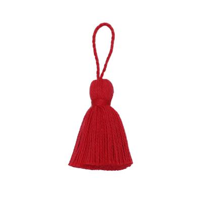 China Stain Stylish Pure Cotton Tassel Thick Optional 5cmMulti-color Ear Expansion Tassel Big Small for sale