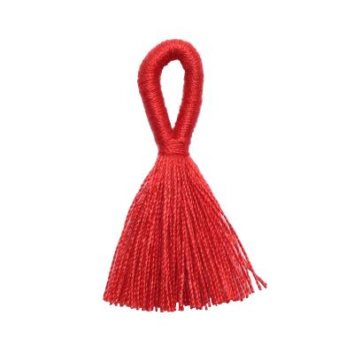 China Easy Clothing Accessories Broom Tassel Ornaments 5cmT/C Yarn Broom Tassel Factory Spot Multicolor for sale