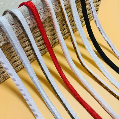 China Durable Home Textile Ledge Tape Covered Teeth Clothing Accessories New Plush Piping Tape for sale