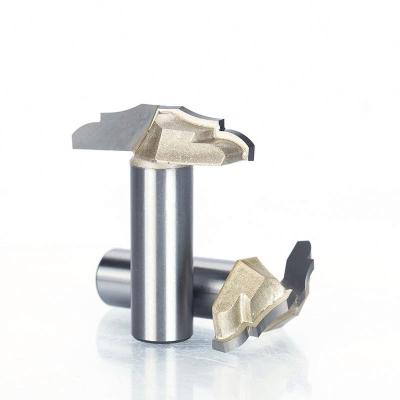 China Tungsten Cobalt Alloy Tideway Woodworking Cutting Tungsten Carbide Blade Raised Panel Classical Plunge Router Bit for sale